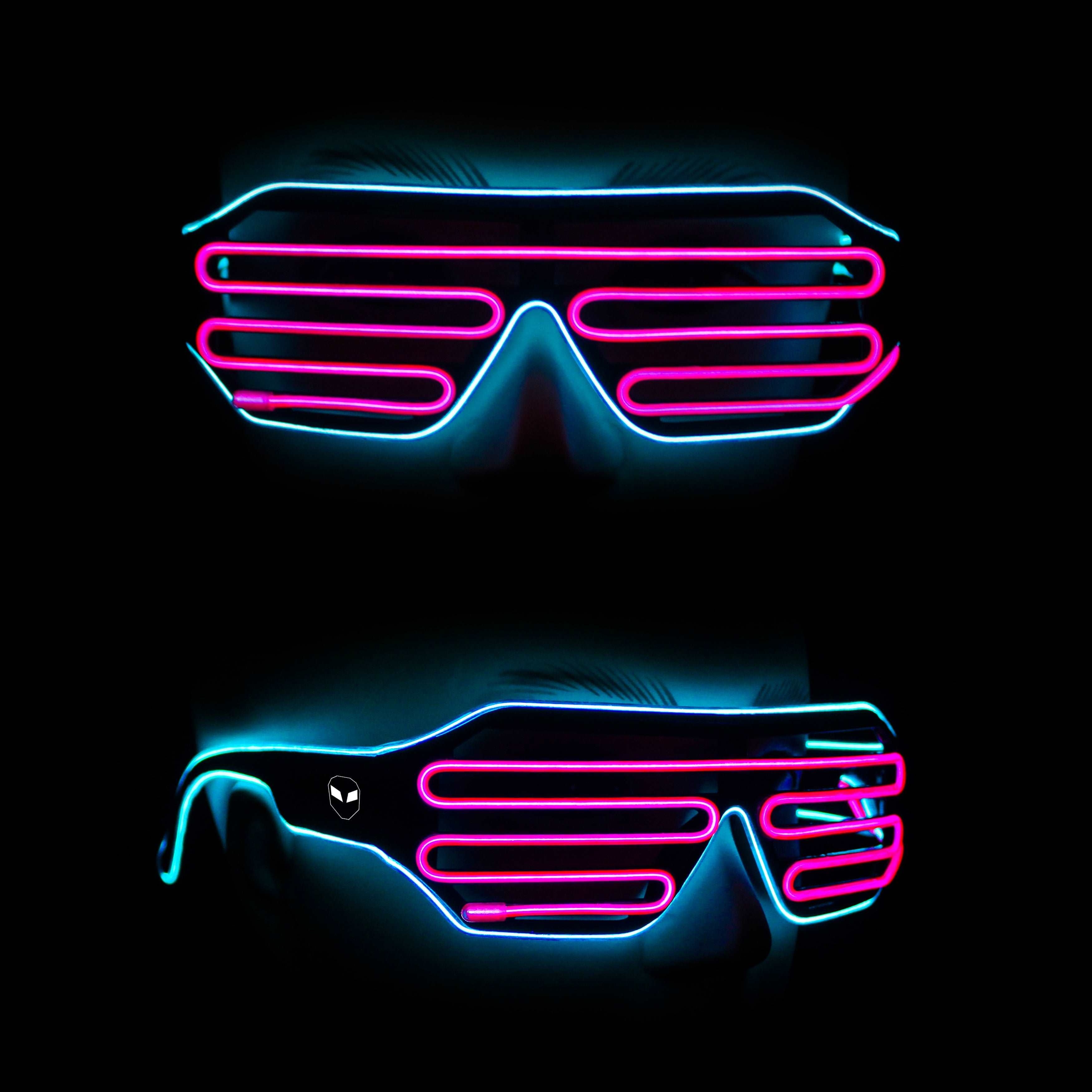 Led Usa Rave Rave Shade LED Glass β Color Pop Party Eyewear | Hookaba