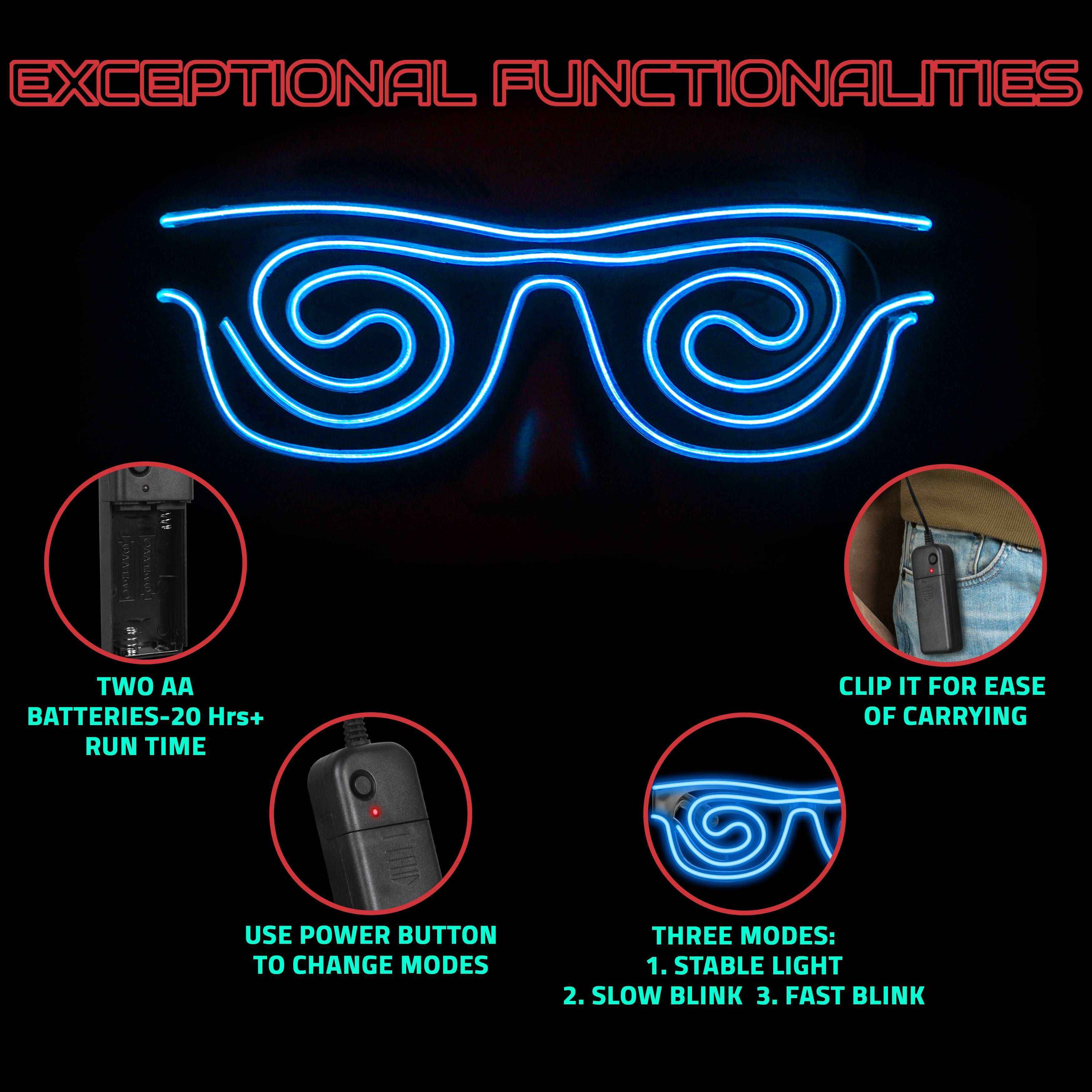Image of Spin Shade LED Glass - Hookaba