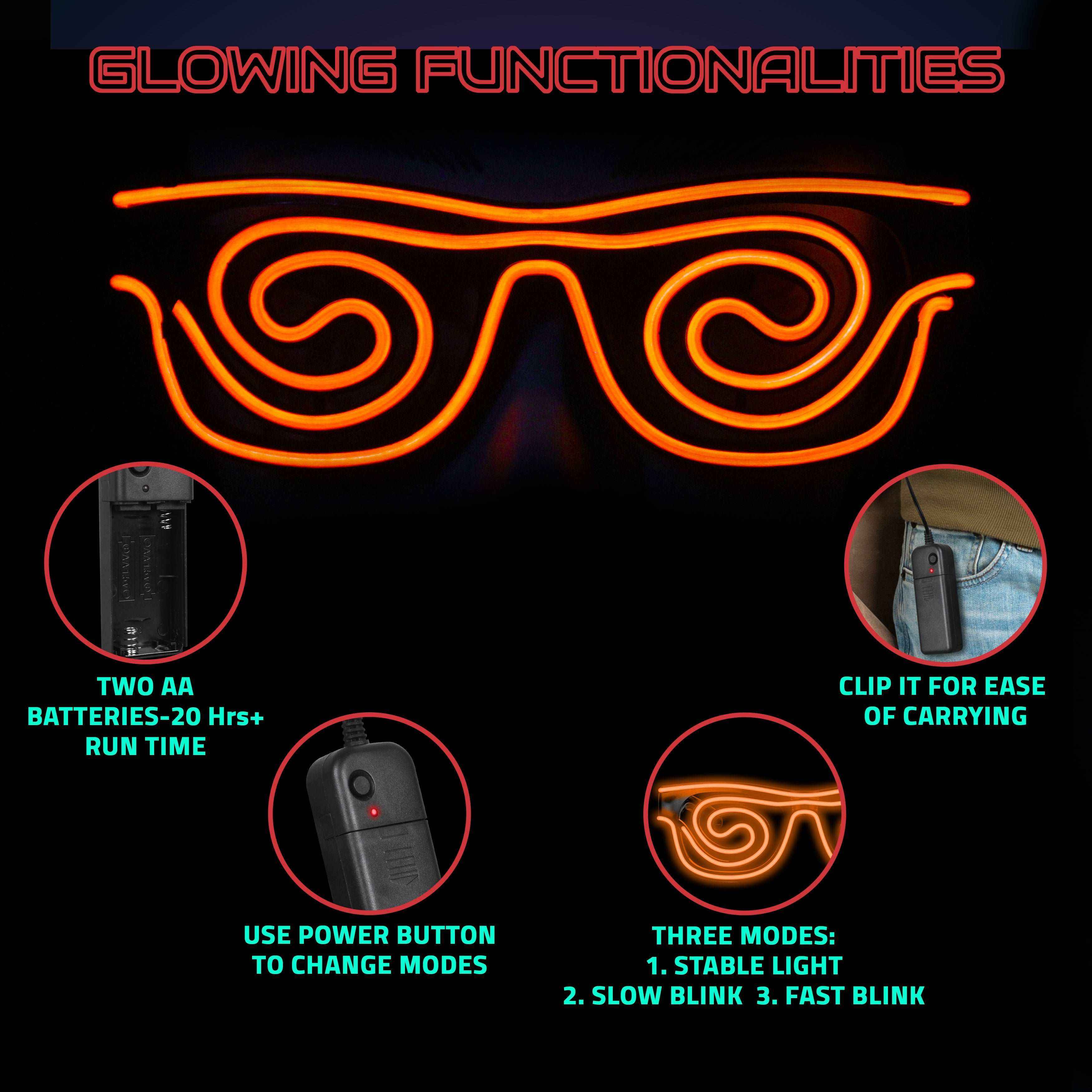 Image of Spin Shade LED Glass - Hookaba