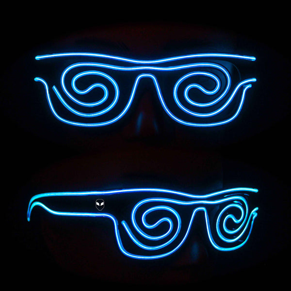 Spin Shade LED Glass – Multicolor Party Eyewear Hookaba