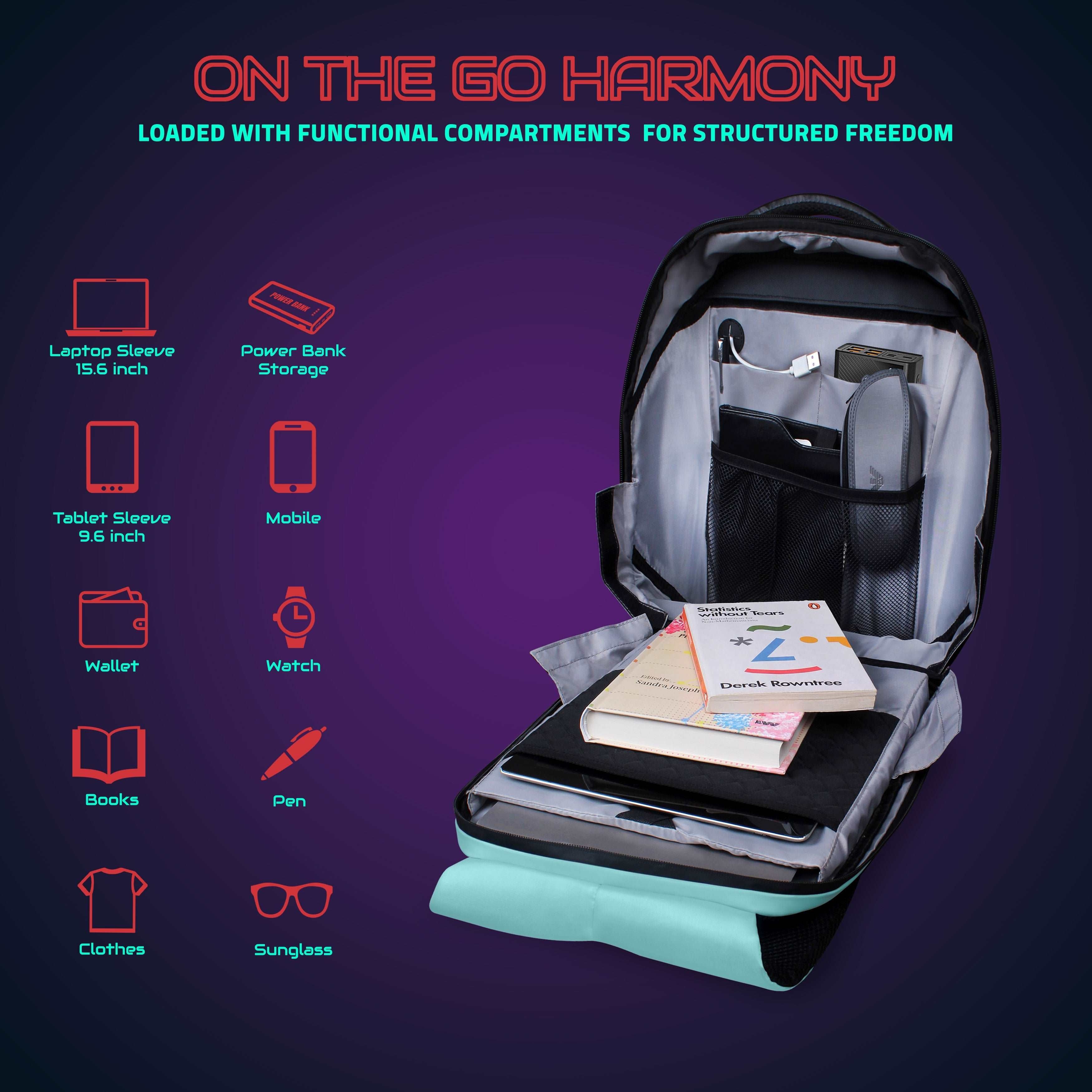 Image of Tech Trend HD Screen Backpack - Hookaba