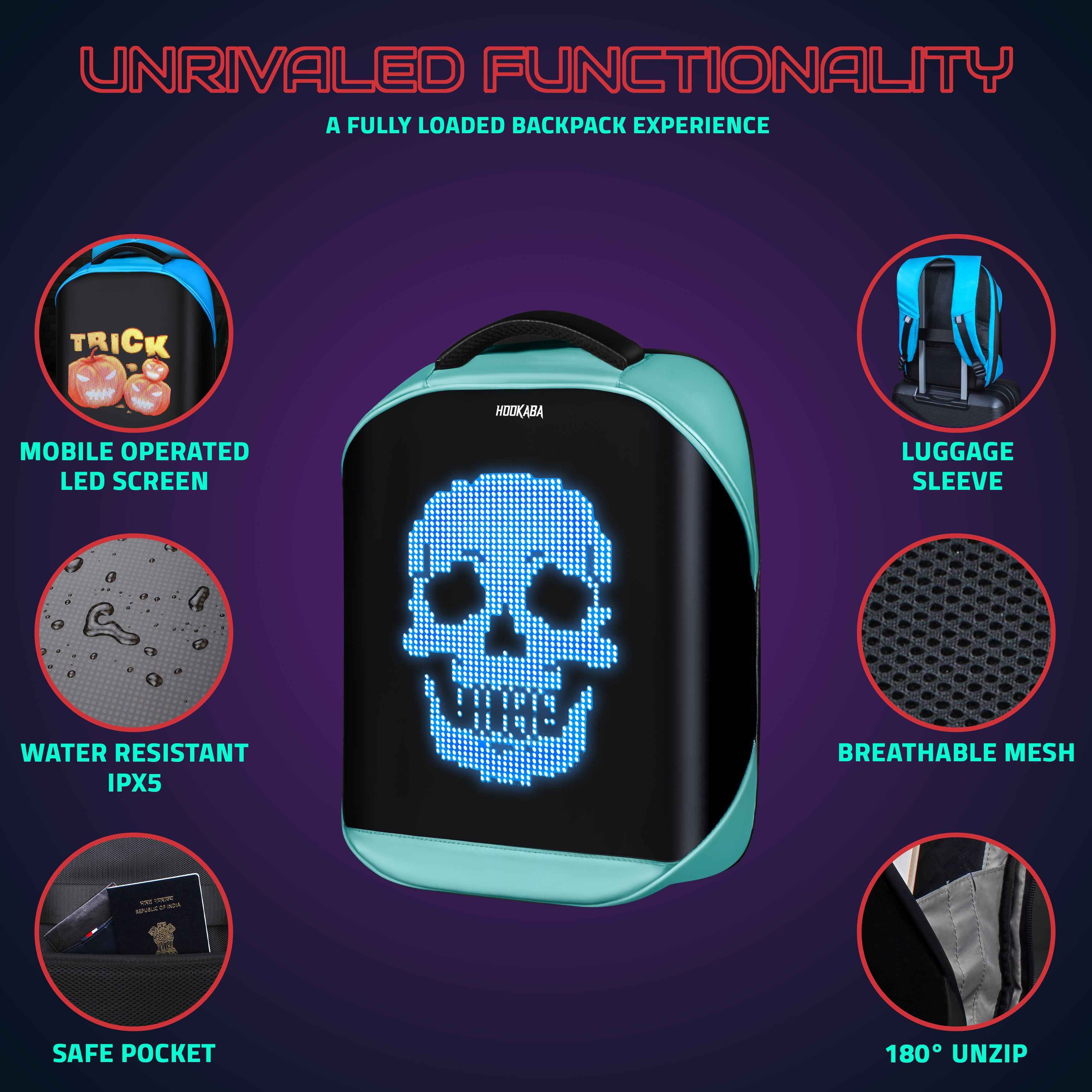 Image of Tech Trend HD Screen Backpack - Hookaba