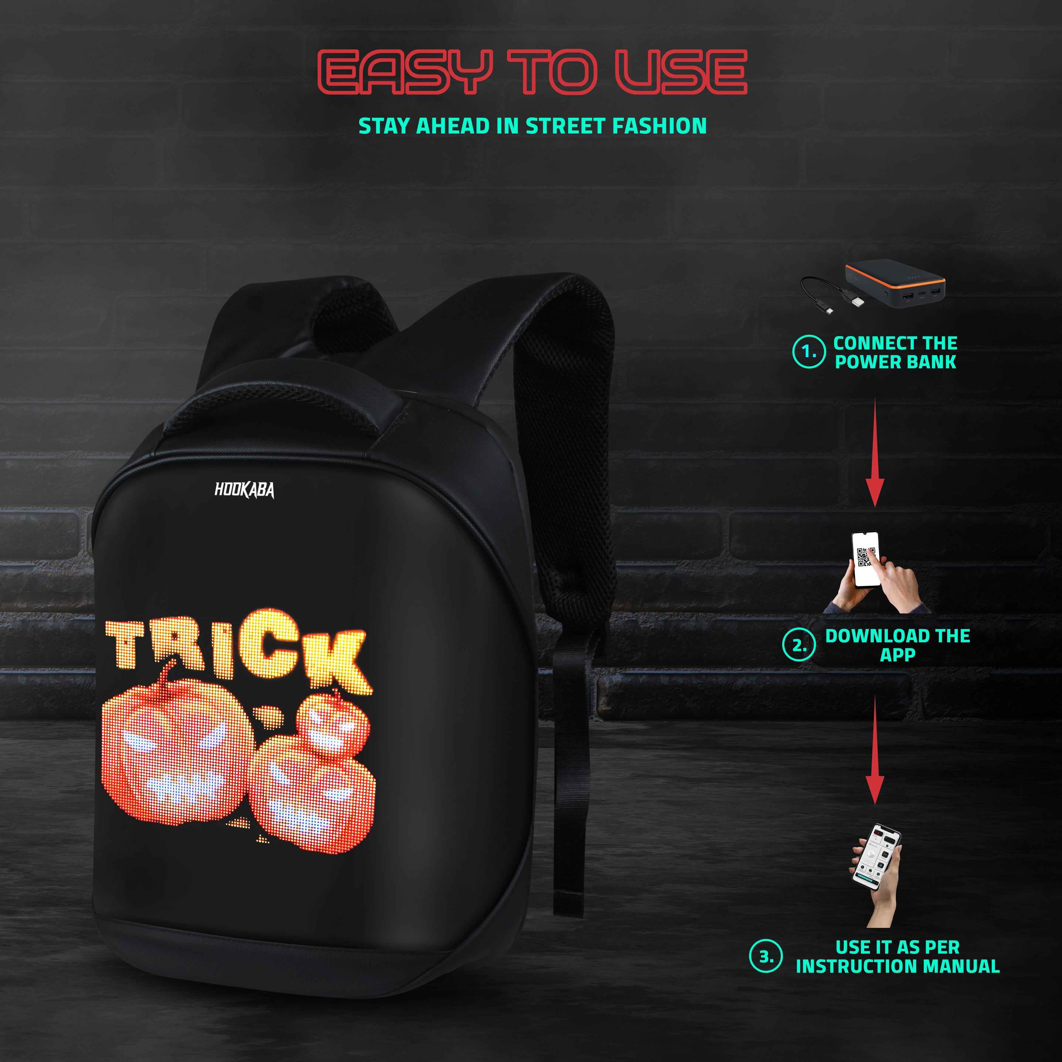 Image of Tech Trend HD Screen Backpack - Hookaba