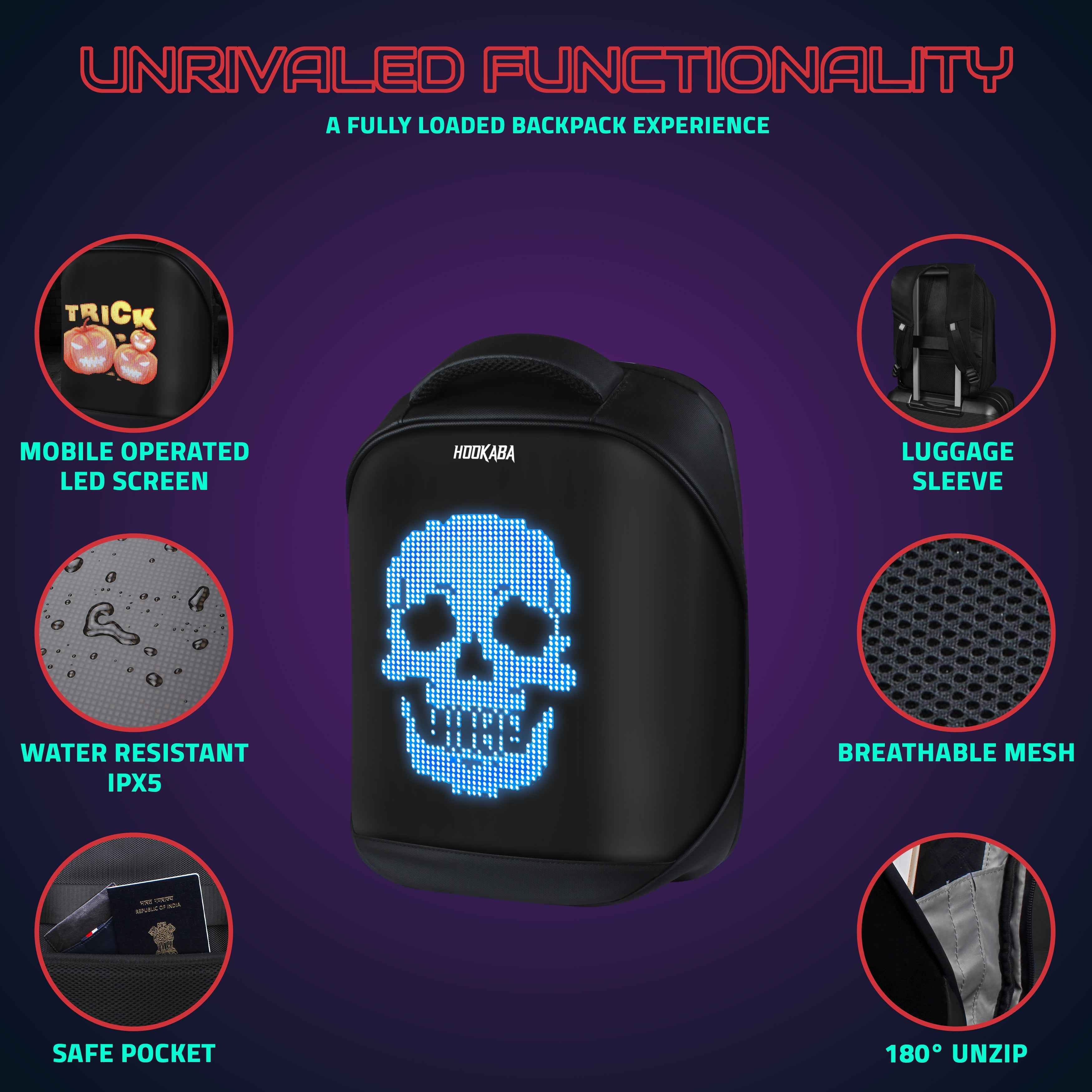 Image of Tech Trend HD Screen Backpack - Hookaba