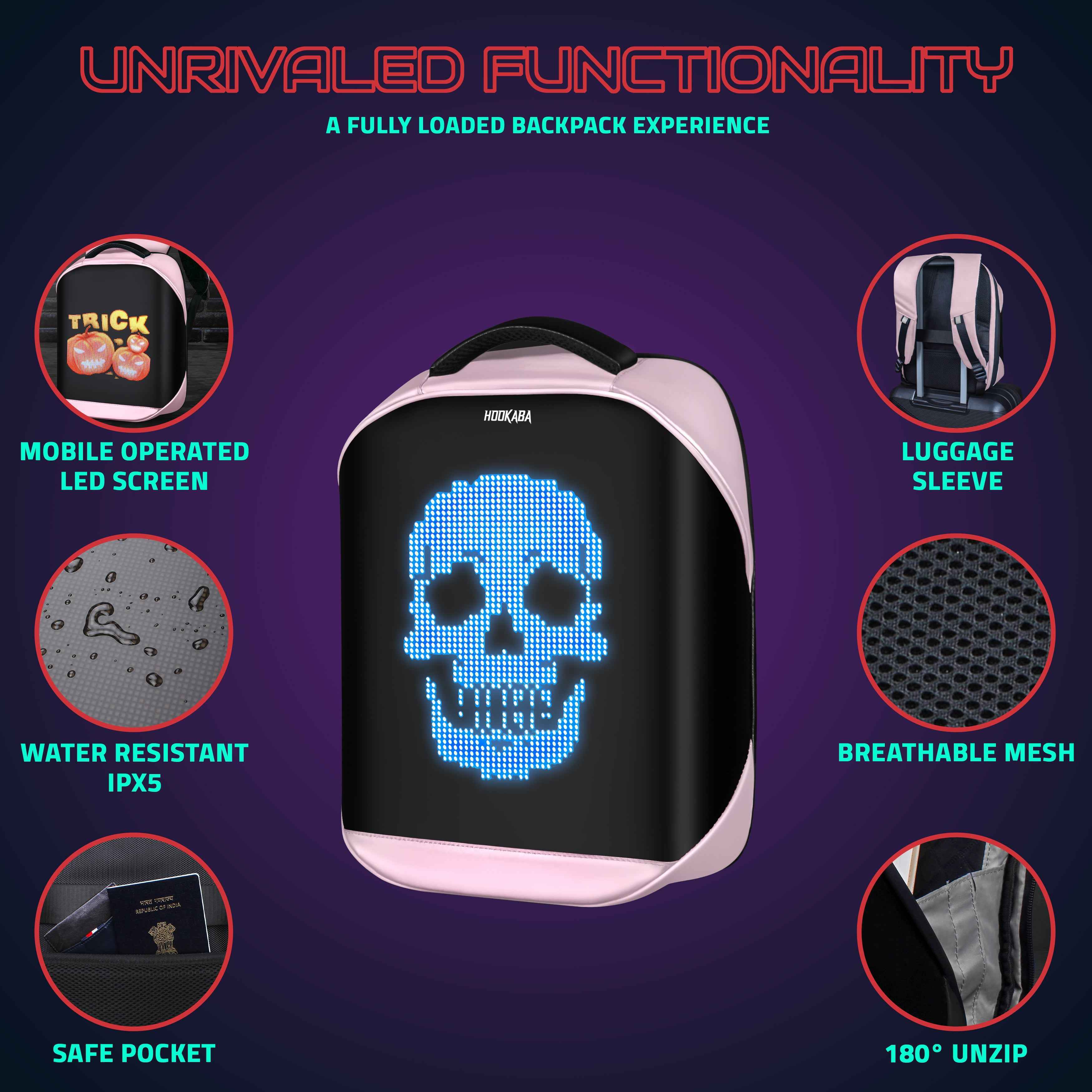 Image of Tech Trend HD Screen Backpack - Hookaba