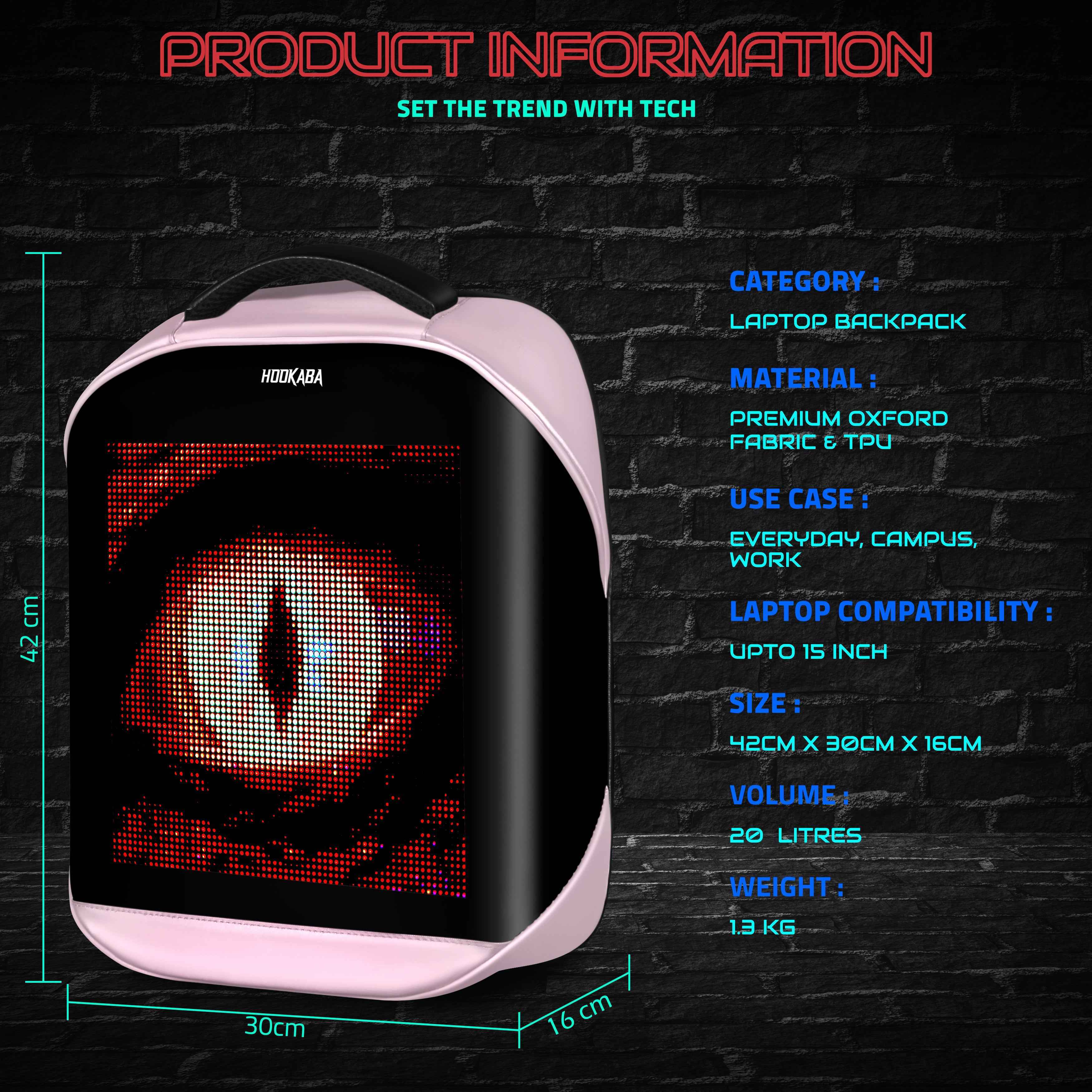 Image of Tech Trend HD Screen Backpack - Hookaba