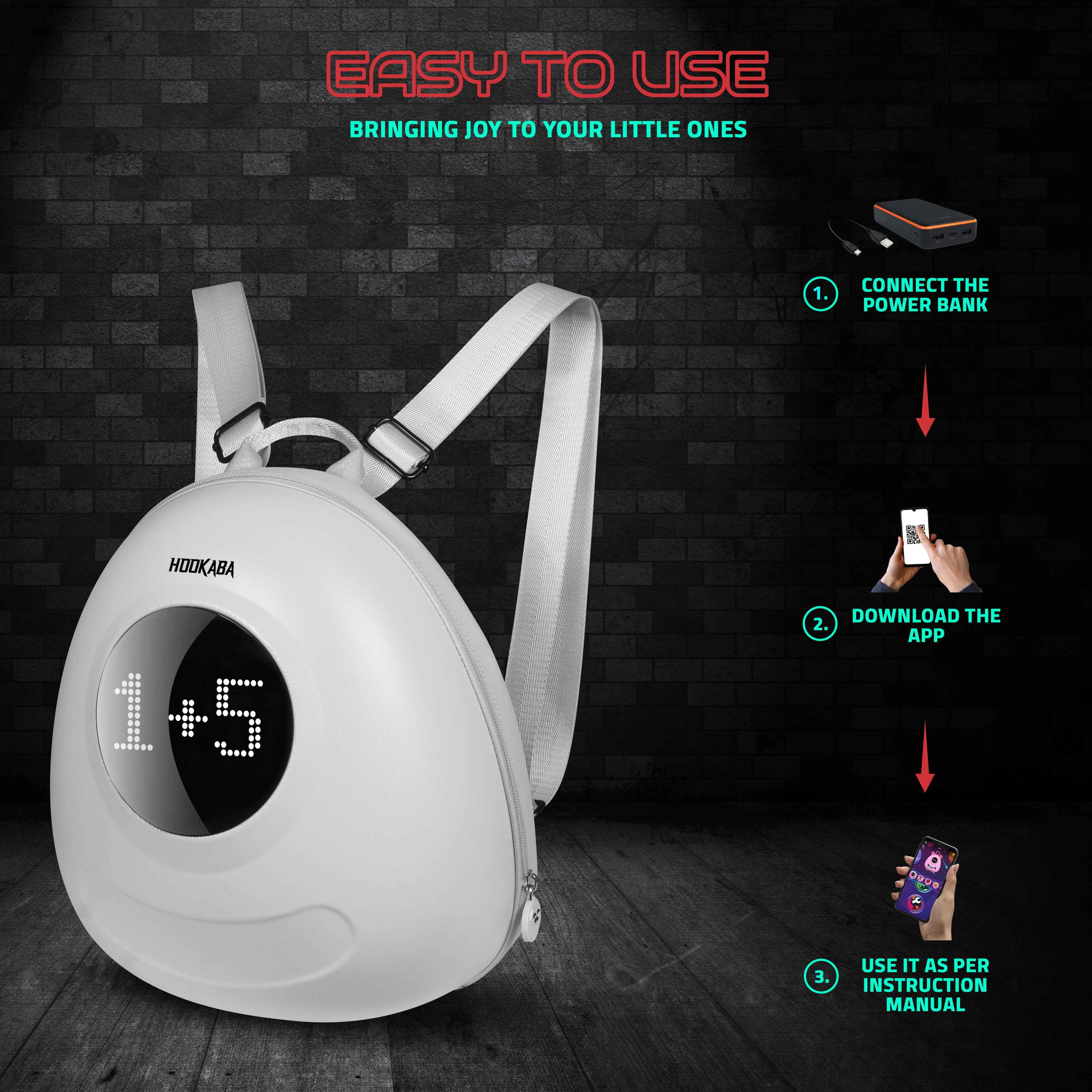 Image of GlowBuddy Kids LED Backpack - Hookaba