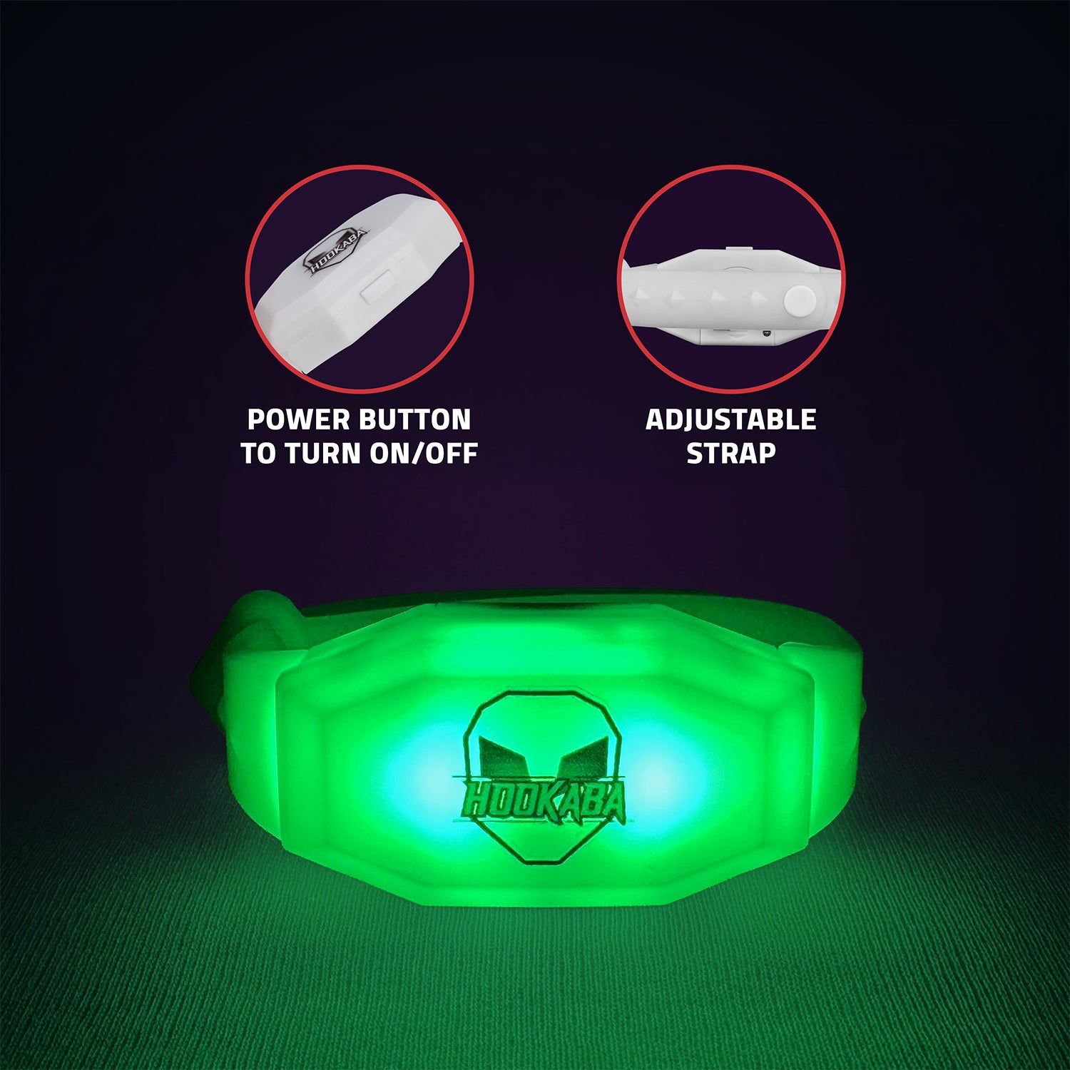 Image of DMX-Controlled Watch Style LED Wristbands (Xylobands)