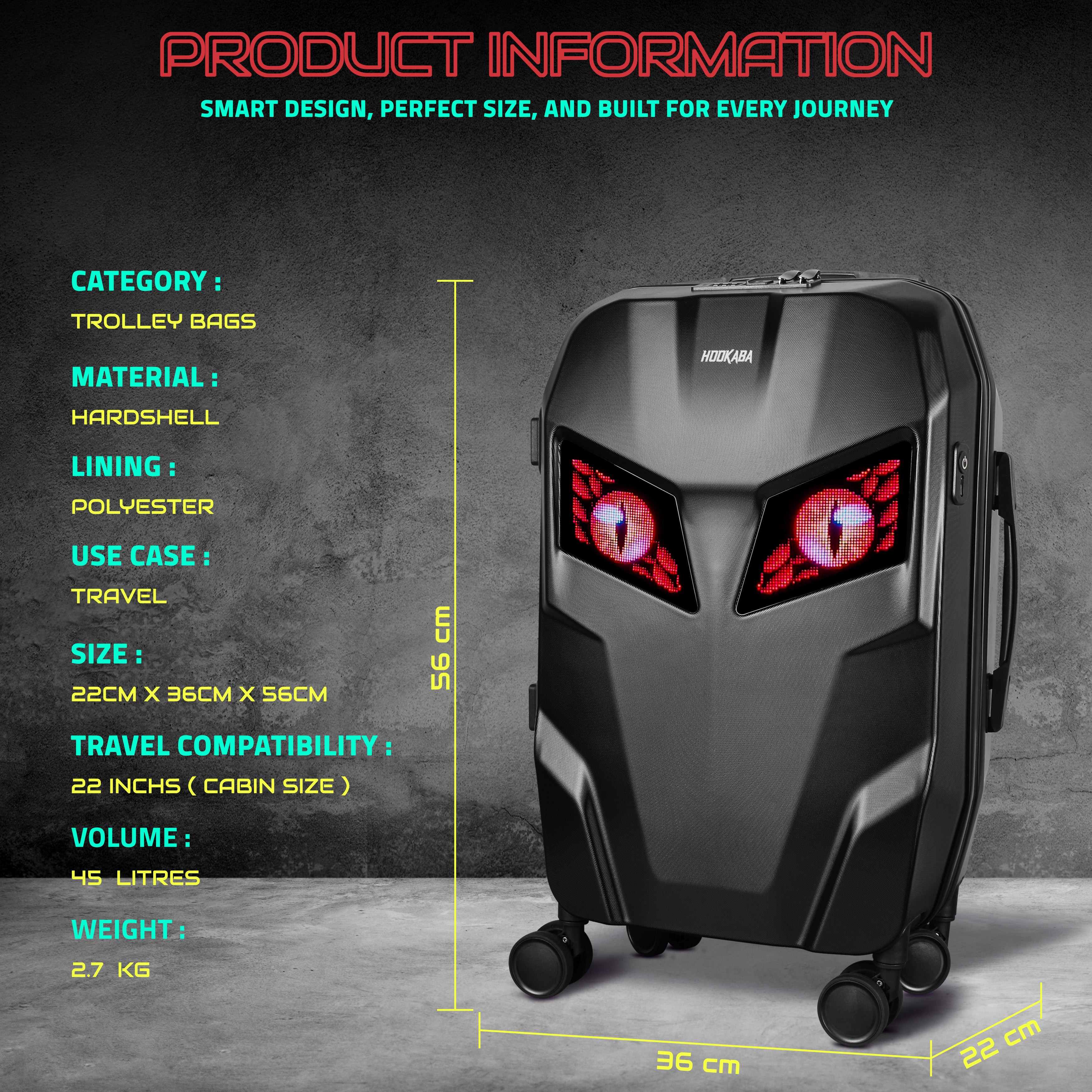 Eye Rover Trolley - Hookaba