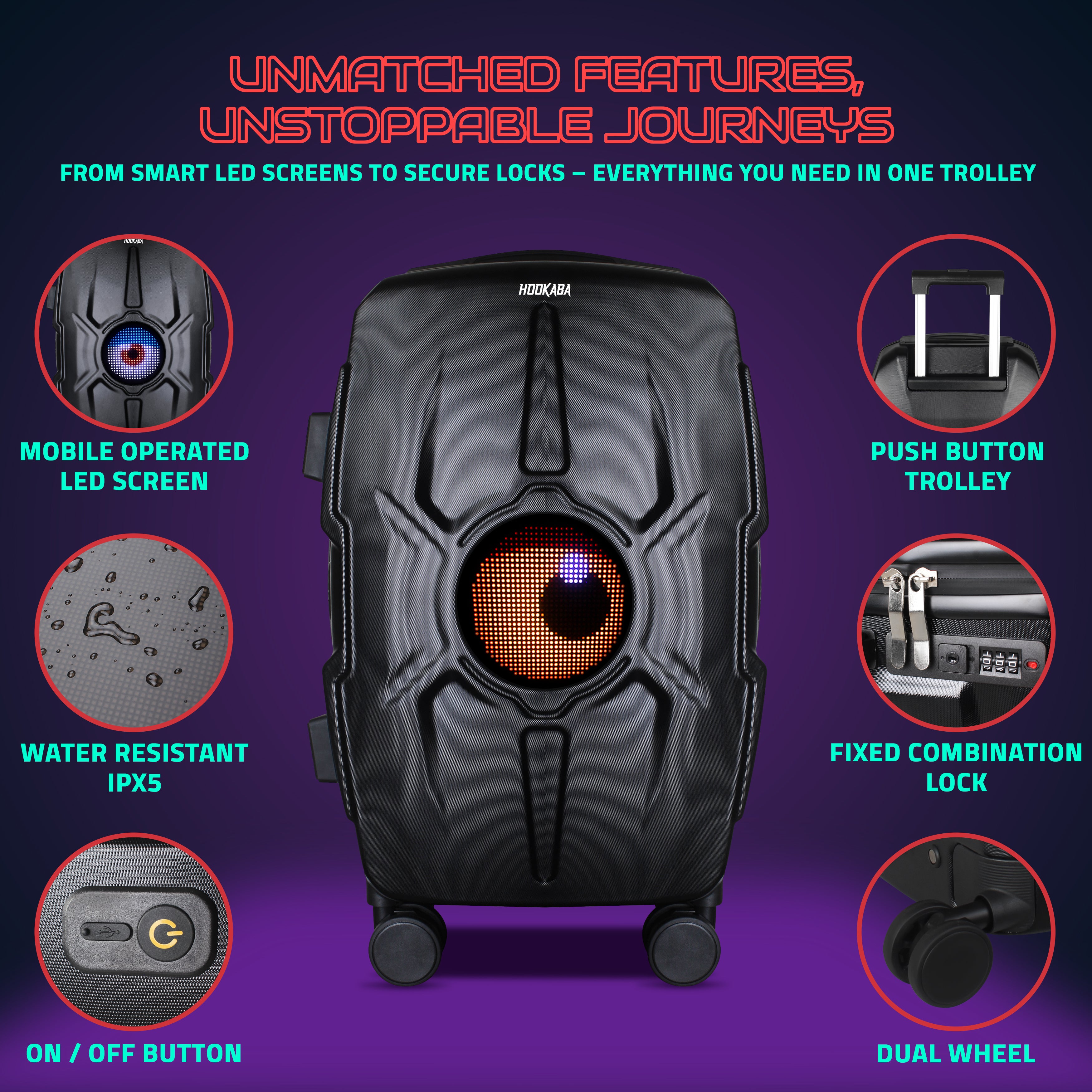 Image of Bold Gaze Trolley - Hookaba