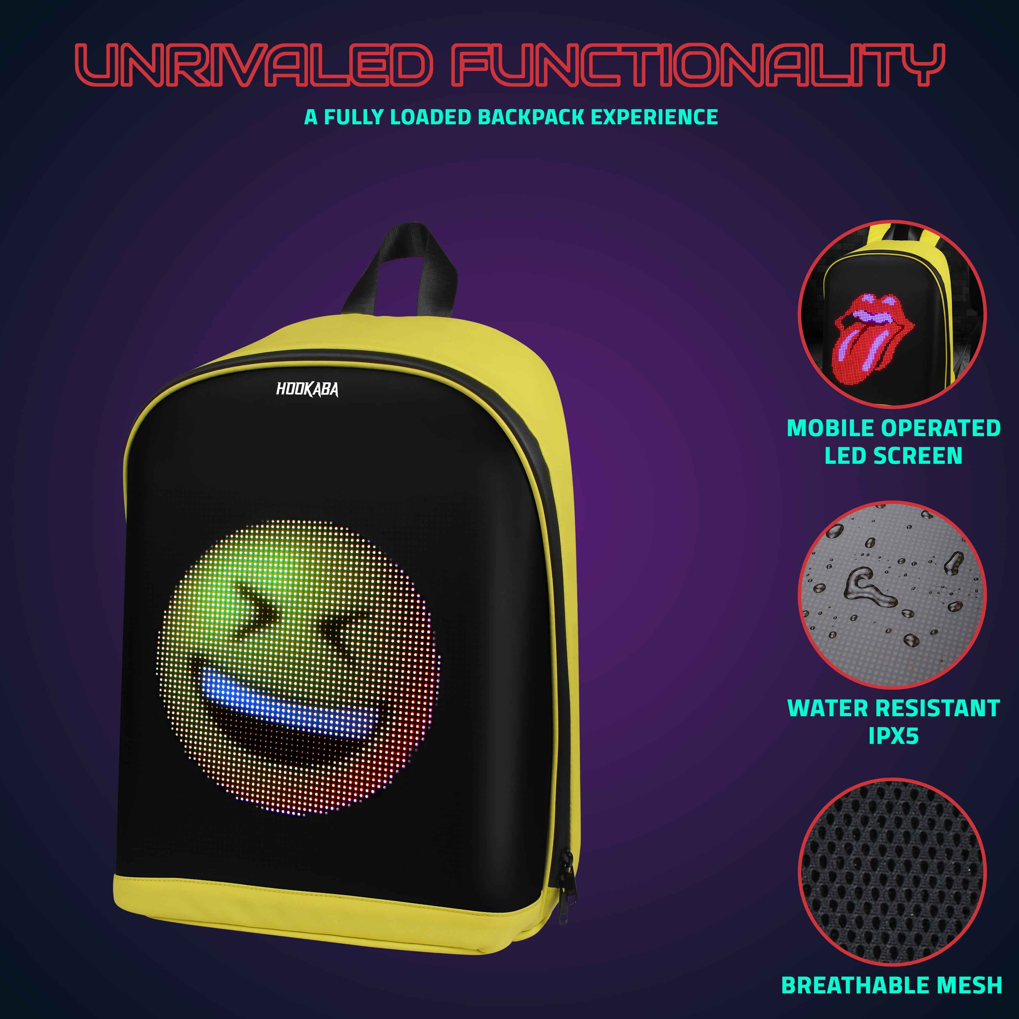 UrbanBuzz LED Backpack – 17L Smart City Bag HOOKABA – Hookaba
