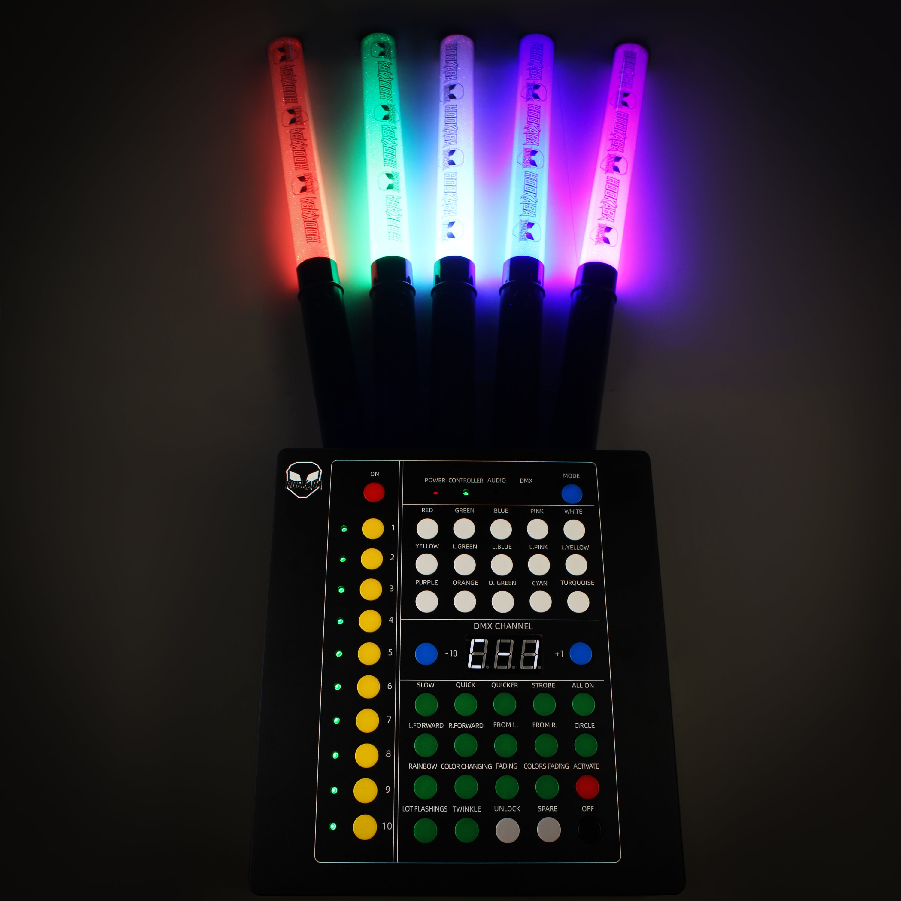 Image of DMX Controlled LED Sticks - Hookaba