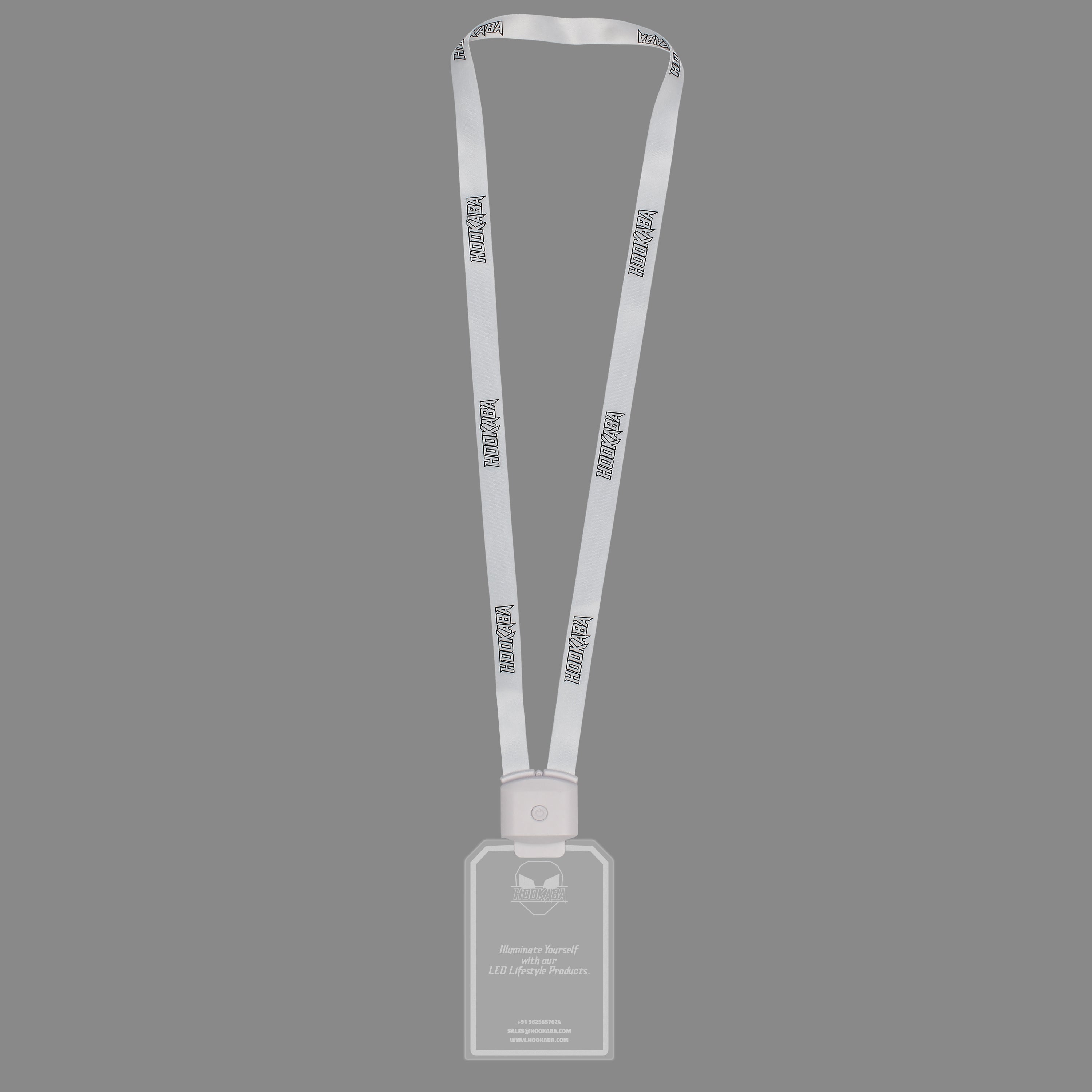 Image of Color Changing-RGB LED Badge Clothing Lanyard - Hookaba