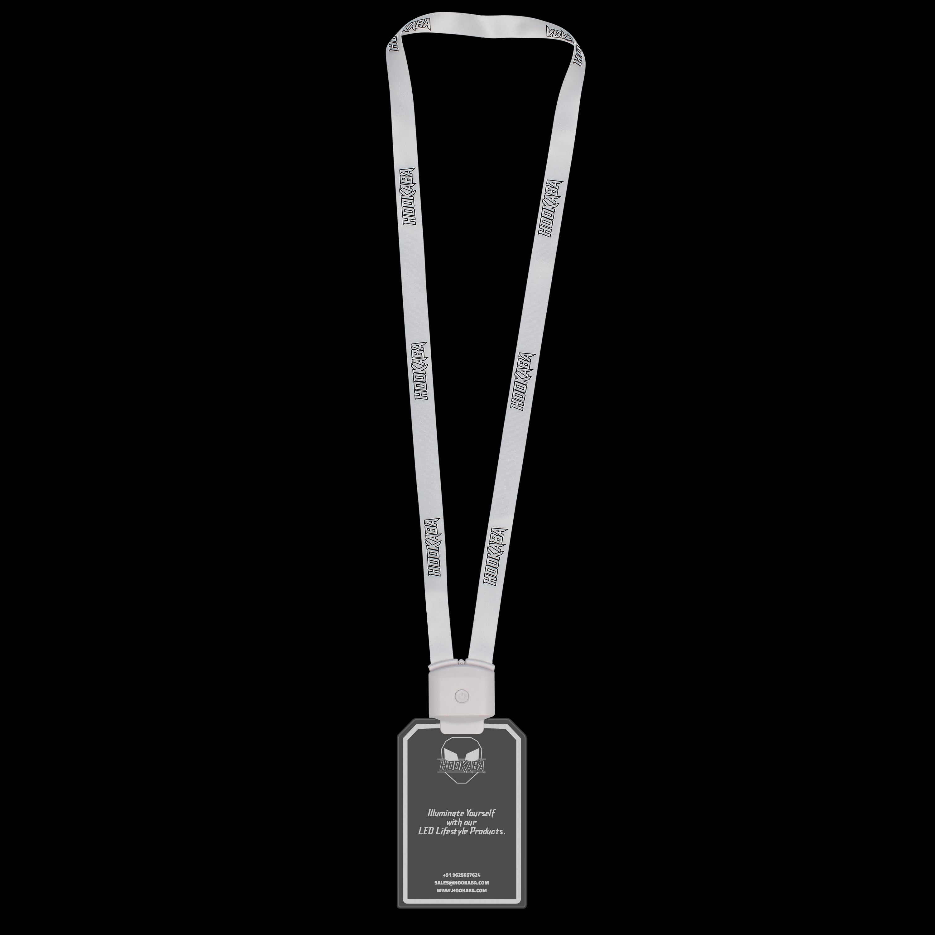 Image of Color Changing-RGB LED Badge Clothing Lanyard - Hookaba