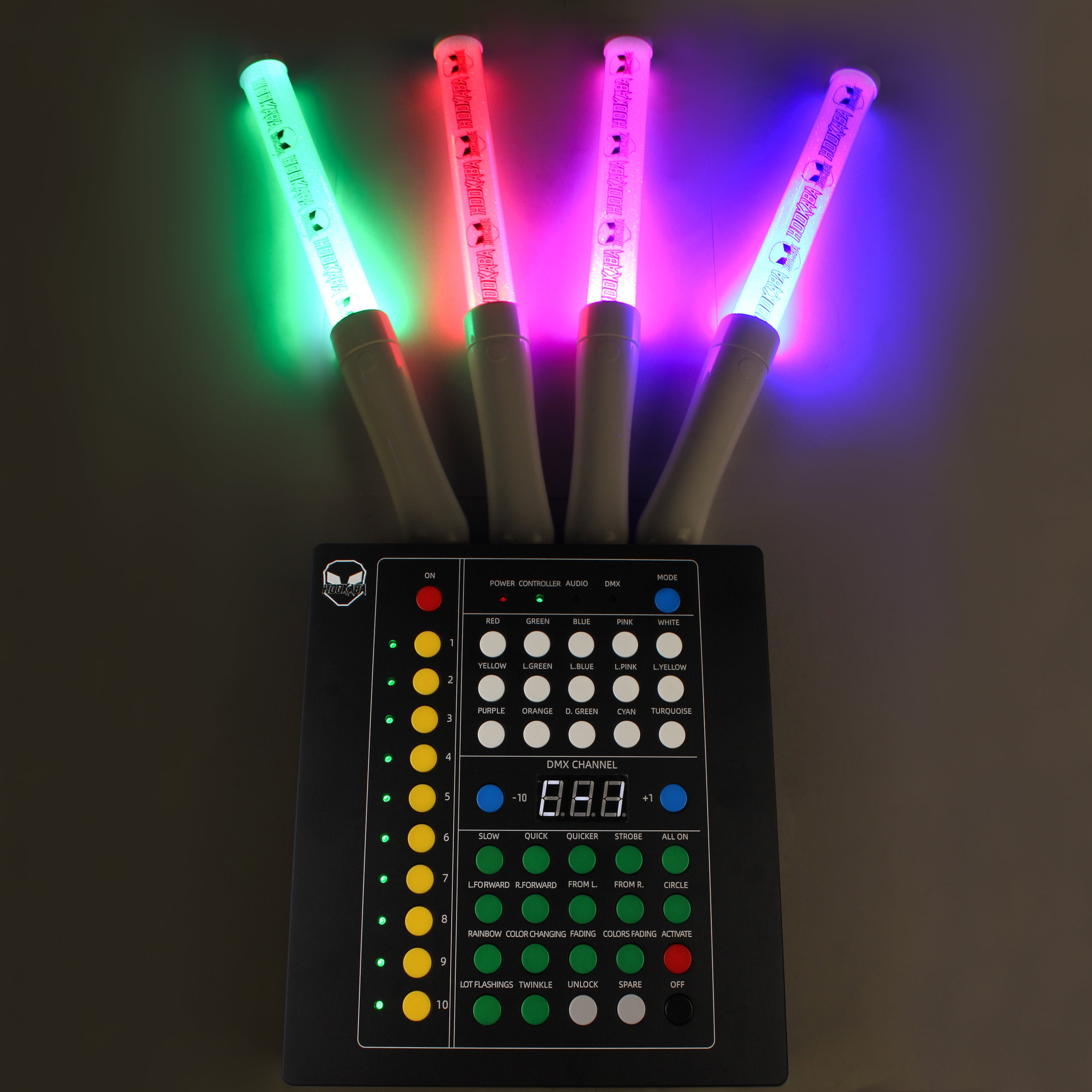 Image of DMX Controlled LED Sticks - Hookaba