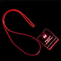 Color Changing-RGB LED Badge LED Lanyard