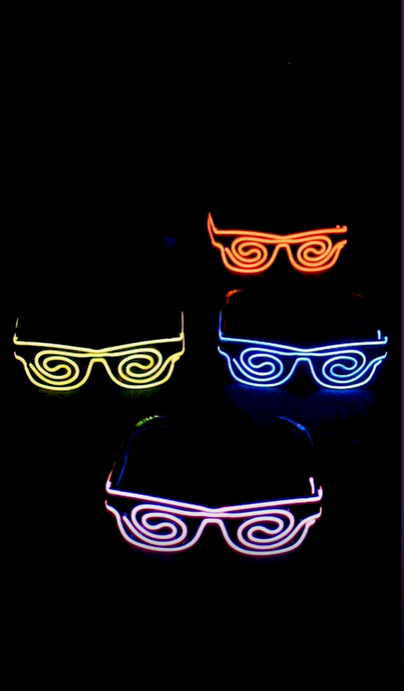 Image of Spin Shade LED Glass