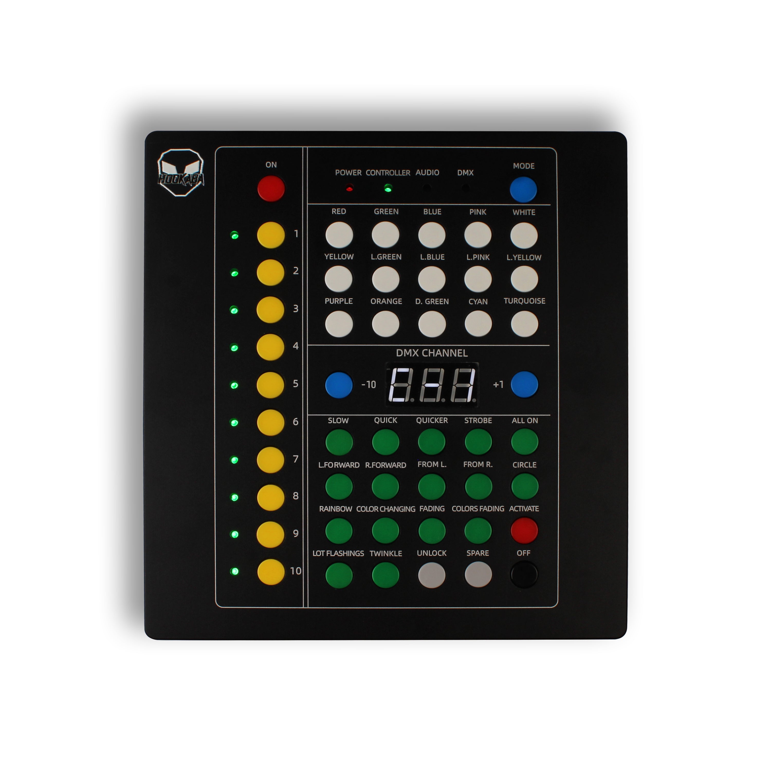 Image of DMX-Controlled 11 Lamps (Coldplay Style) LED Wristbands (Xylobands)